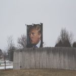 Donald Trump Backyard Portrait Sign – West Des Moines, Iowa