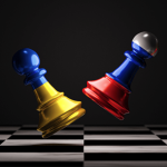 russia ukraine chess board
