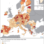 co2 emissions from fossil fuels per head 2018