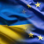 ukraine EU flags