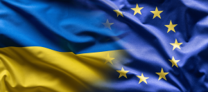 ukraine EU flags