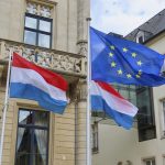 EU and Luxembourg flags