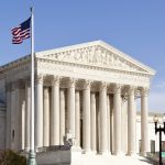 Facade of US Supreme court in Washington DC