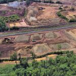 Stockplie ore area